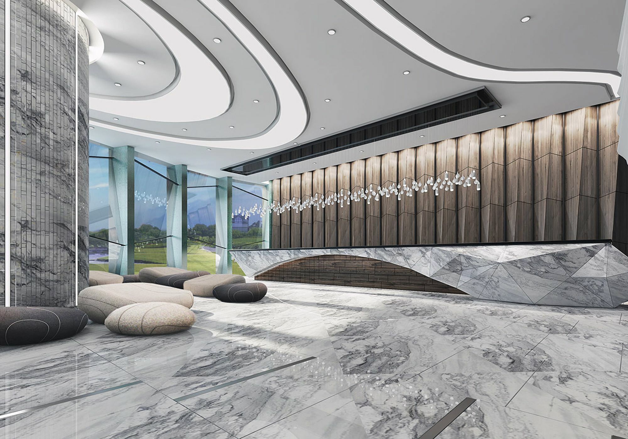 เฟรเซอร์ เพลซ ปูเตรี ฮาร์เบอร์ Hotel นุสาจายา ภายนอก รูปภาพ Interior of the hotel