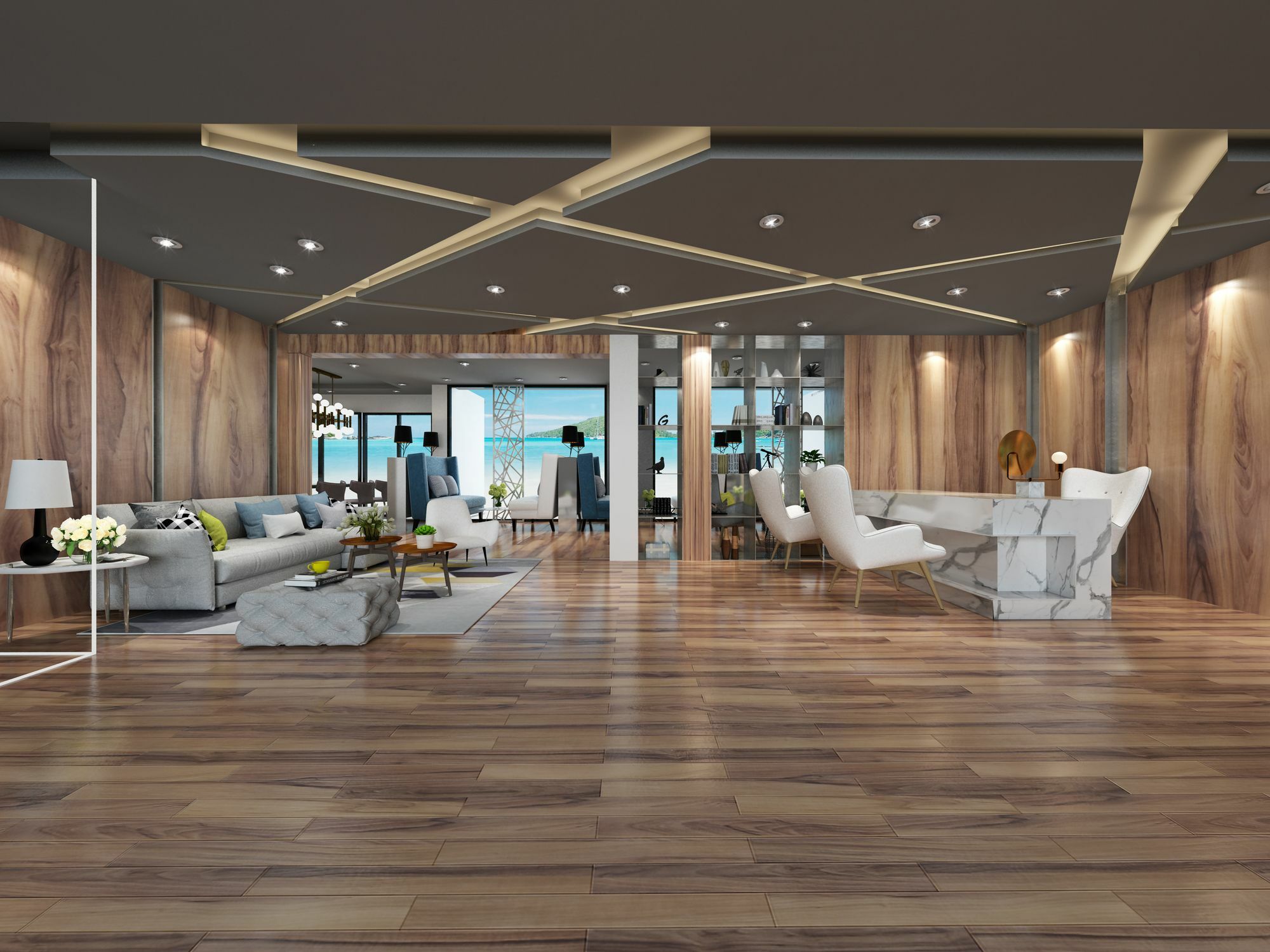 เฟรเซอร์ เพลซ ปูเตรี ฮาร์เบอร์ Hotel นุสาจายา ภายนอก รูปภาพ 3D interior rendering