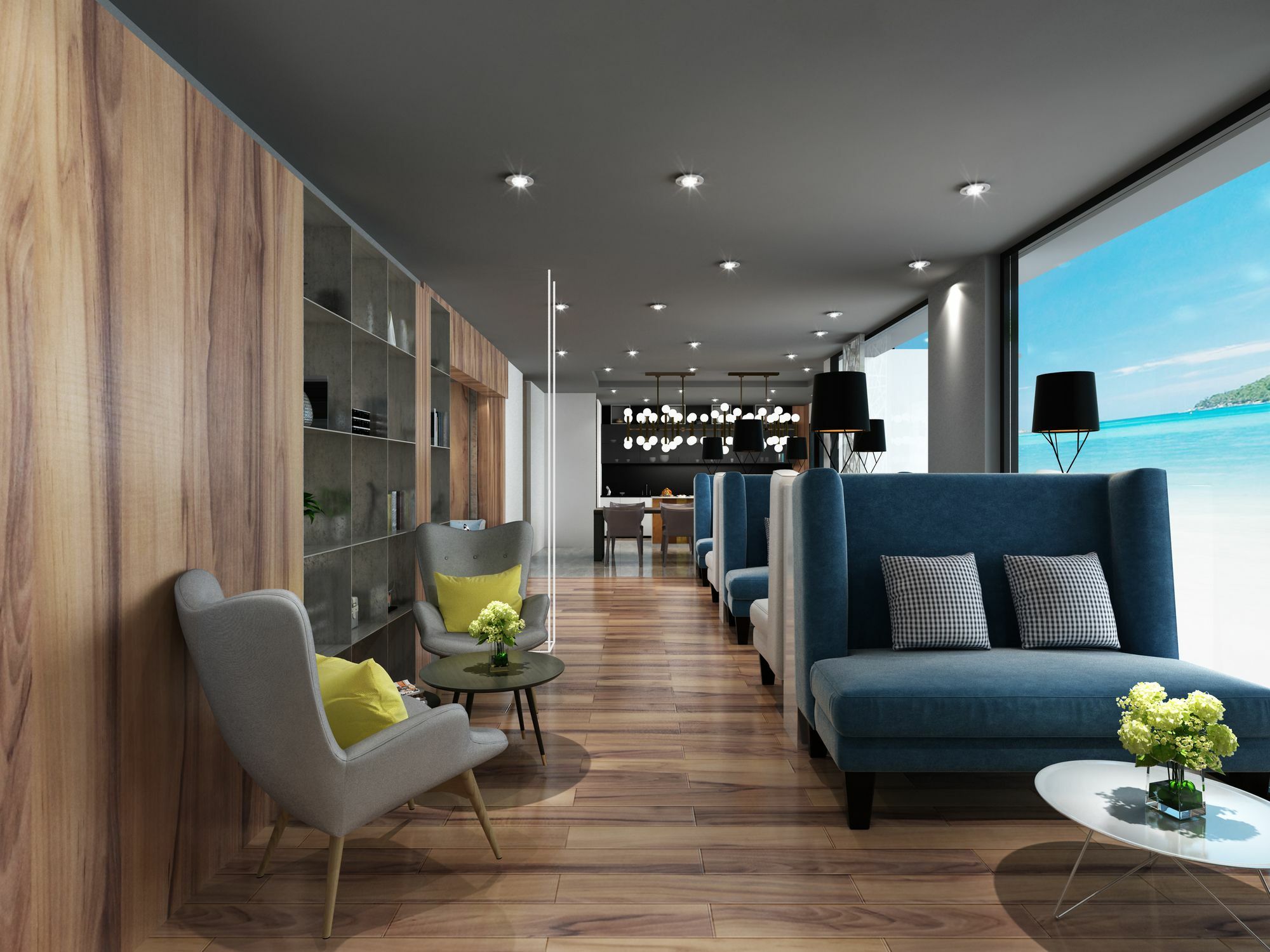 เฟรเซอร์ เพลซ ปูเตรี ฮาร์เบอร์ Hotel นุสาจายา ภายนอก รูปภาพ The interior of the lounge